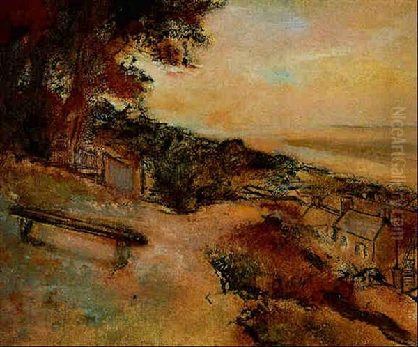 Paysage Au Bord De La Mer Oil Painting by Edgar Degas