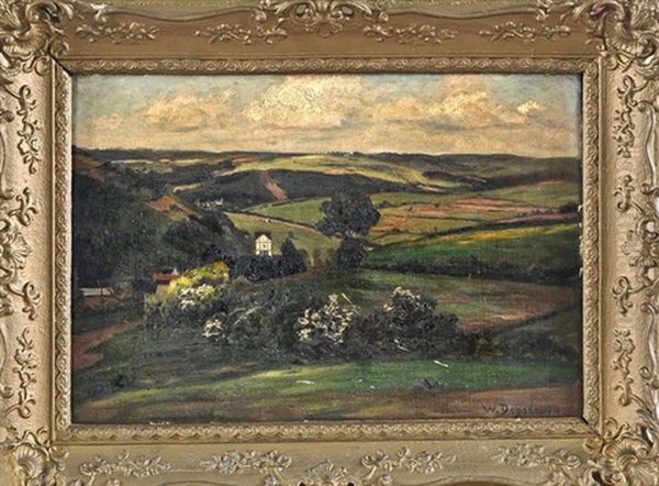 Eifellandschaft Oil Painting by Wilhelm Degode