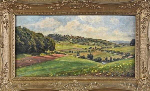 Eifellandschaft Oil Painting by Wilhelm Degode