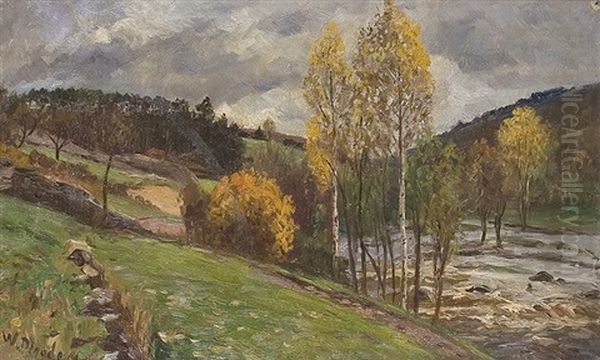 Near Gerolstein Oil Painting by Wilhelm Degode