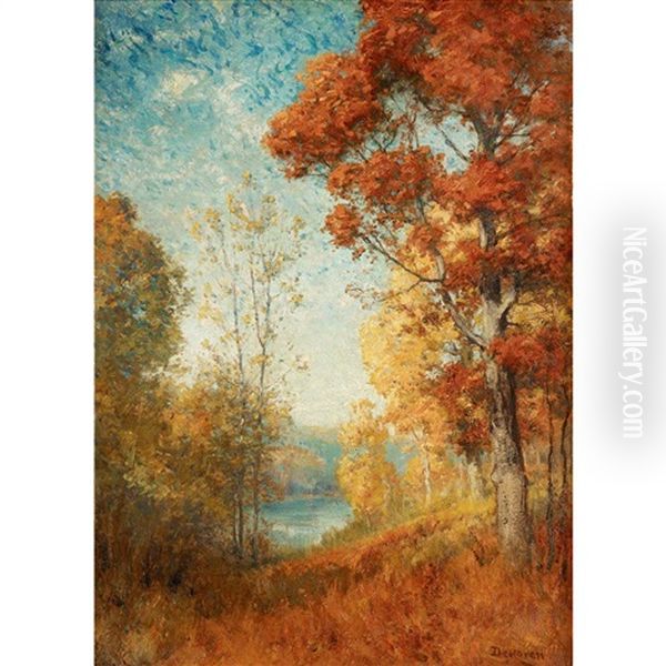 Autumn Landscape by Franklin DeHaven