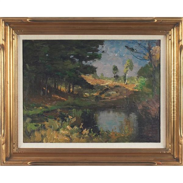 Landscape Oil Painting by Franklin DeHaven