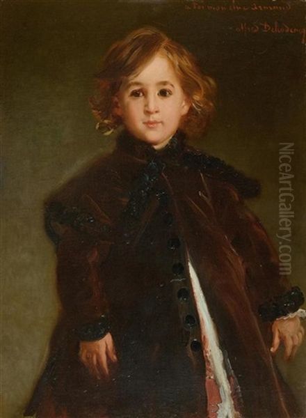 Portrait Eines Kindes Oil Painting by Edme Alexis Alfred Dehodencq