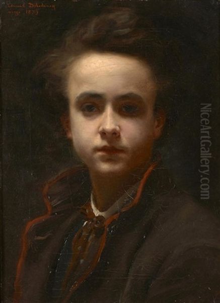 Portrait De Jeune Homme Oil Painting by Edmond Dehodencq