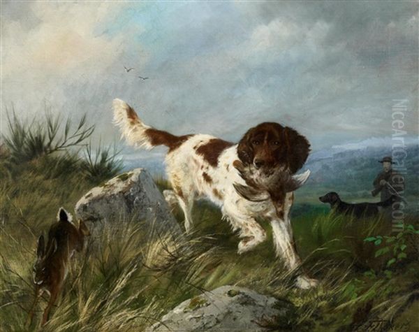 Jagdhund by Carl Friedrich Deiker