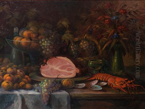 Sumptuous Still Life by Georg Deinhart