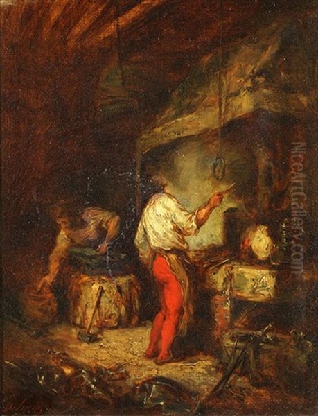 Blacksmith by Eugene Delacroix