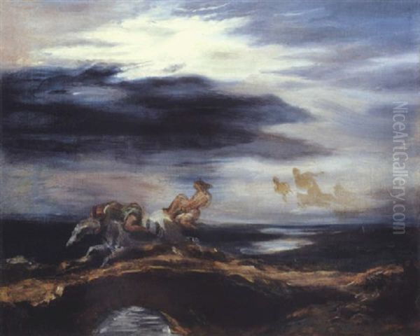 Tam O'shanter by Eugene Delacroix