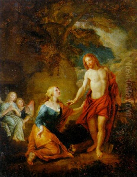 Noli Me Tangere Oil Painting by Jean-Charles Delafosse