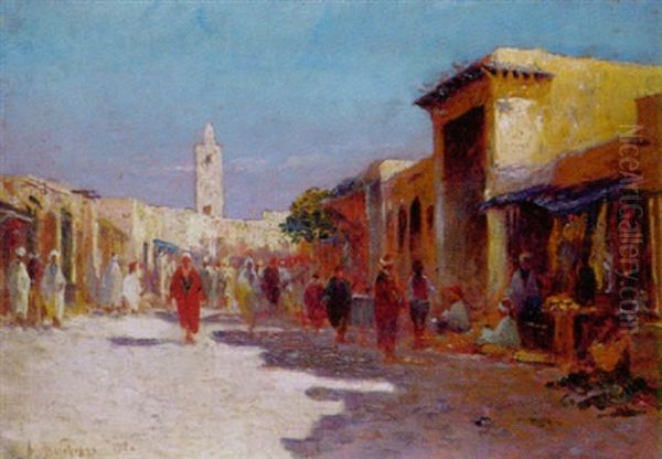 Kerouan Oil Painting by Alexis Auguste Delahogue