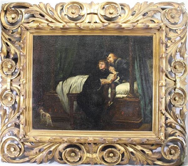 Children Of Edward Oil Painting by Paul Delaroche