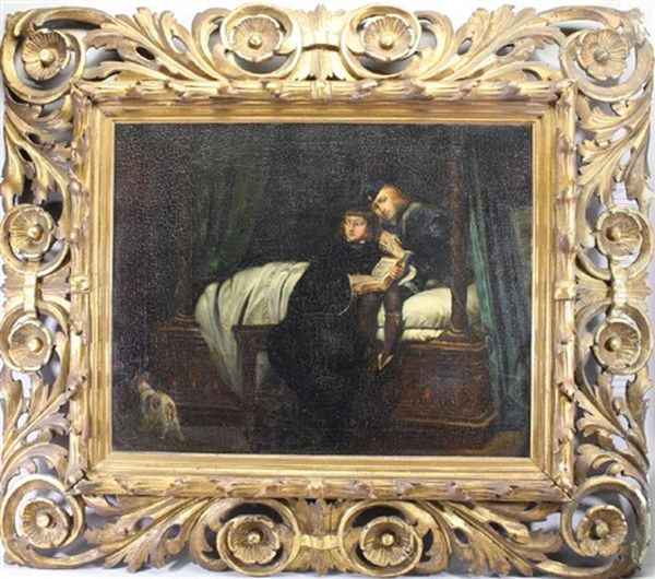 Children Of Edward Oil Painting by Paul Delaroche