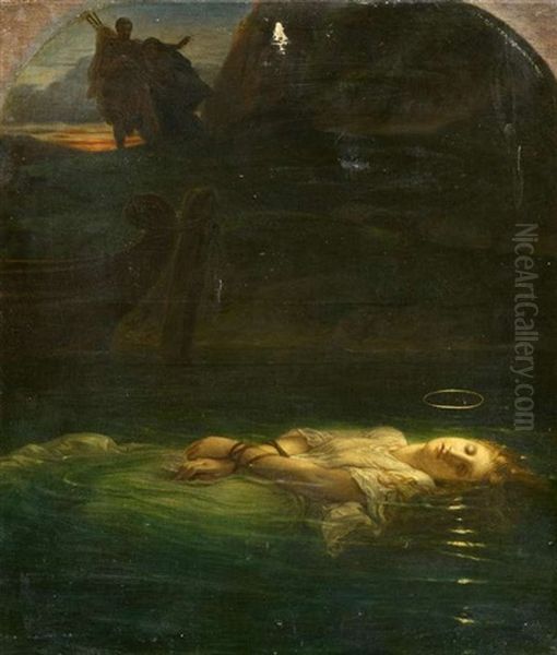 La Jeune Matyre Oil Painting by Paul Delaroche