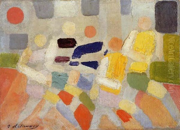 Les Coureurs by Robert Delaunay