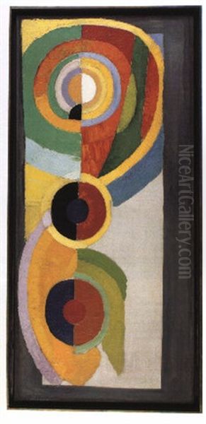 Rythme Et Tour Oil Painting by Robert Delaunay