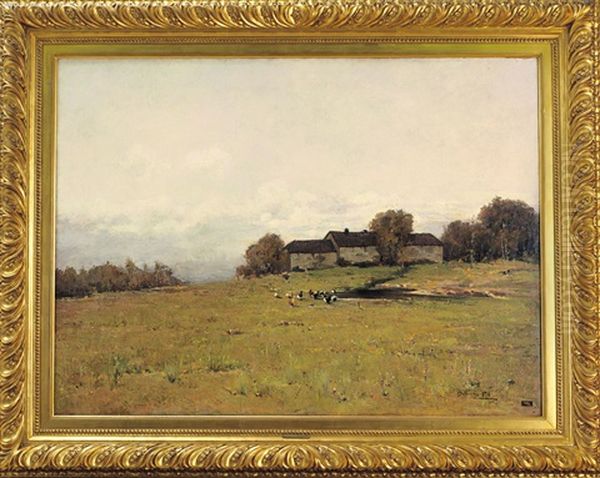 Temporale Vicino Oil Painting by Lorenzo Delleani