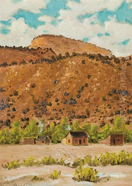 Helper, Utah; Near Toqueville, Utah (2 Works) Oil Painting by Frederick Samuel Dellenbaugh