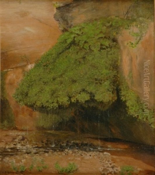 Lower Grand Canyon Near Kaibab Oil Painting by Frederick Samuel Dellenbaugh