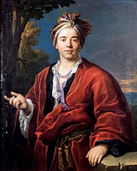 Portrait D'homme Oil Painting by Jean Francois Delyen