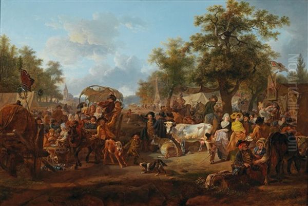 Village Fair by Jean-Louis Demarne