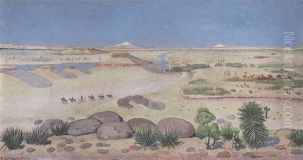 Desert Landscape by Edwin Willard Deming