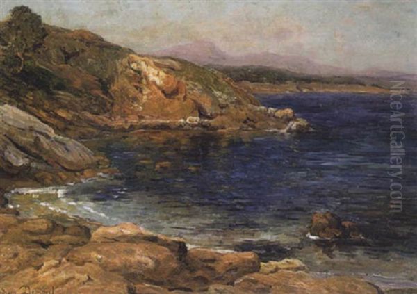 Porquerolles Oil Painting by Adrien Louis Demont