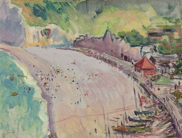 Biarritz, South Of France Oil Painting by Charles Demuth