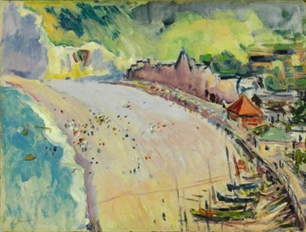 Biarritz, South Of France Oil Painting by Charles Demuth