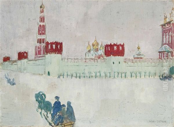 Couvent De Novodievitchi Oil Painting by Maurice Denis