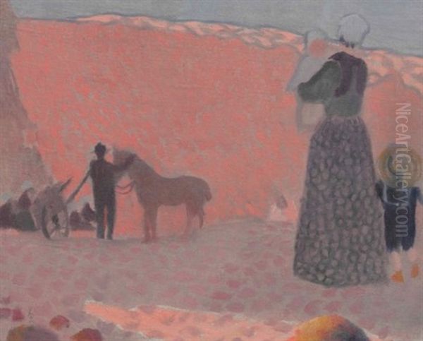 La Dune Rose Oil Painting by Maurice Denis