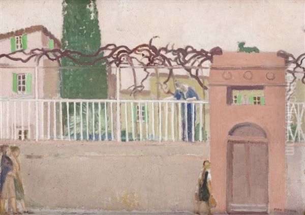 Lucques, Le Jardin Suspendu Oil Painting by Maurice Denis