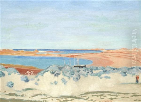 Plage Aux Choux De Mer Oil Painting by Maurice Denis