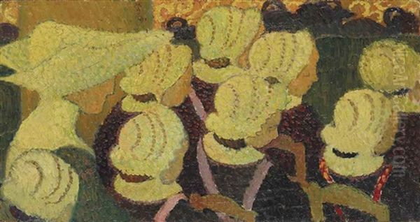 Les Orphelines Oil Painting by Maurice Denis