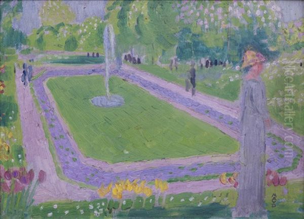 Le Parterre Oil Painting by Maurice Denis