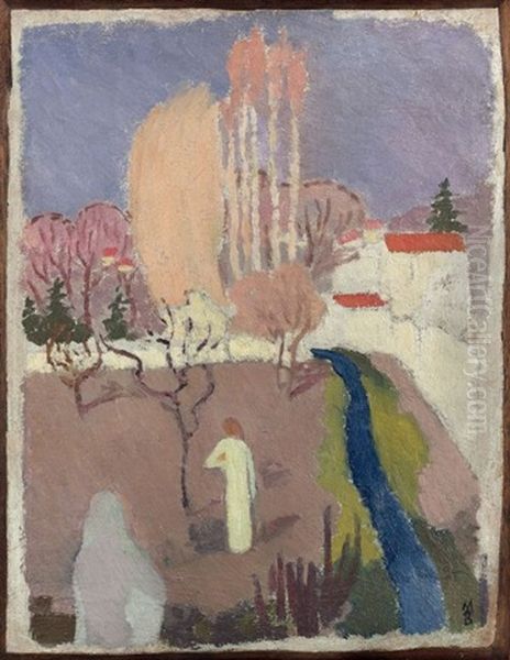 Noli Me Tangere, Au Ruisseau Bleu Oil Painting by Maurice Denis