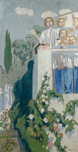 L'eternel Ete, Le Choeur Oil Painting by Maurice Denis