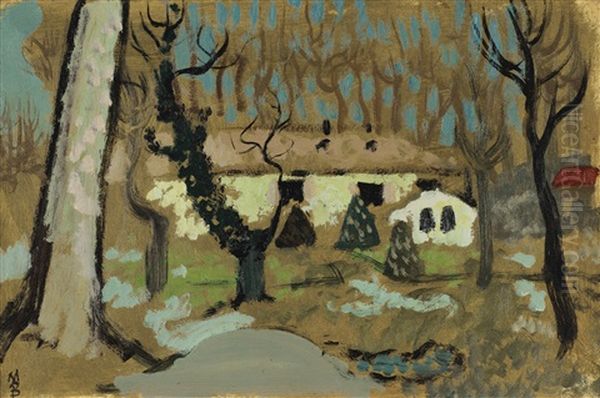 La Maison A L'oree Du Bois Oil Painting by Maurice Denis