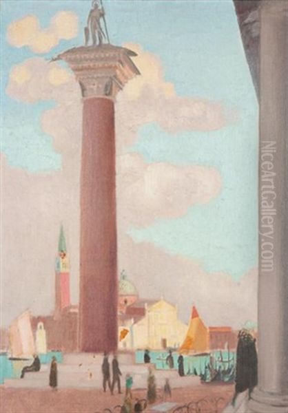 Petite Vue De Venise Oil Painting by Maurice Denis