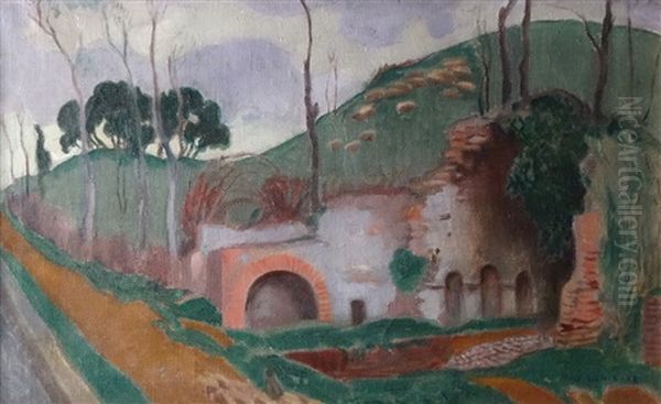 Source Romaine (nymphee D'egerie) Oil Painting by Maurice Denis