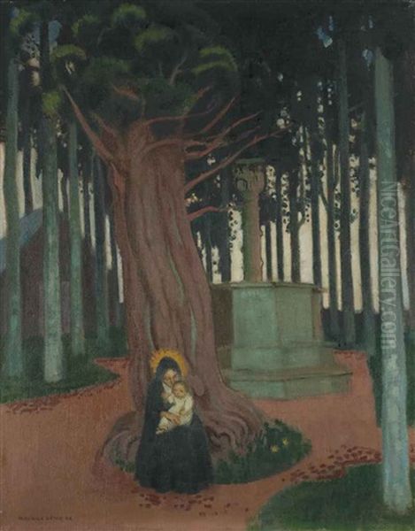 Vierge De Saint-gonery Oil Painting by Maurice Denis