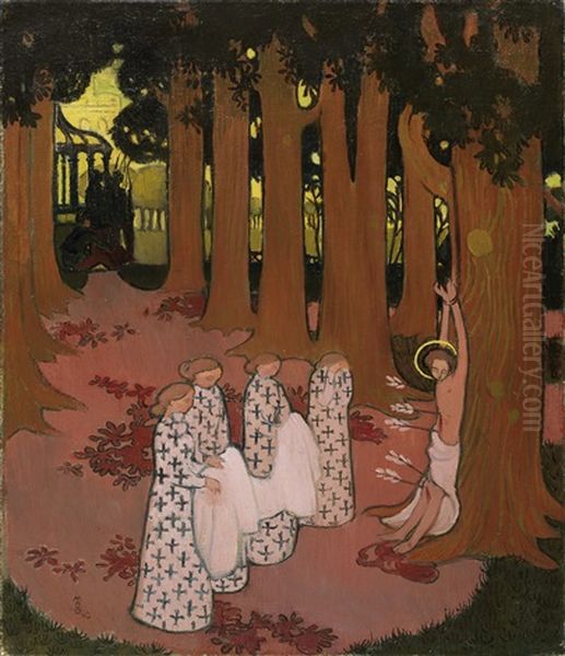 Le Martyre De Saint-sebastien Oil Painting by Maurice Denis