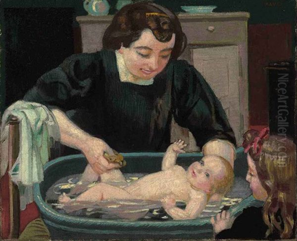 Le Bain (de Madeleine) Oil Painting by Maurice Denis