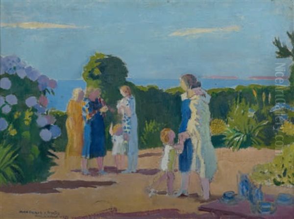 La Visite Oil Painting by Maurice Denis