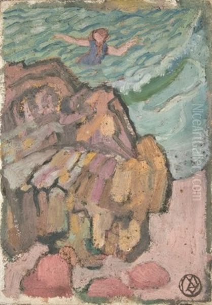 Dans Les Vagues Oil Painting by Maurice Denis