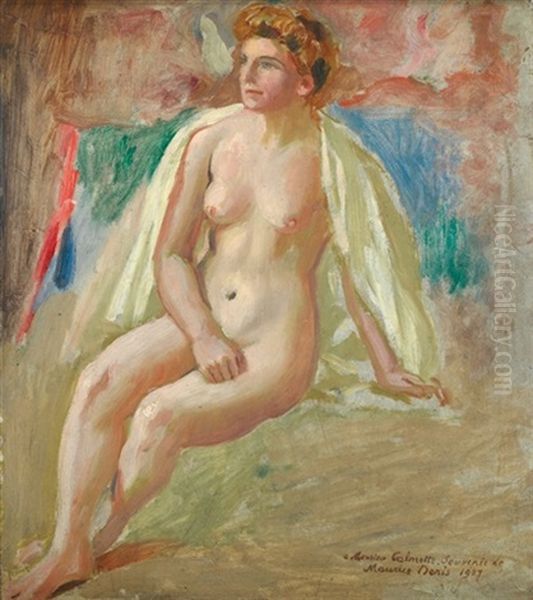 Baigneuse (study) Oil Painting by Maurice Denis