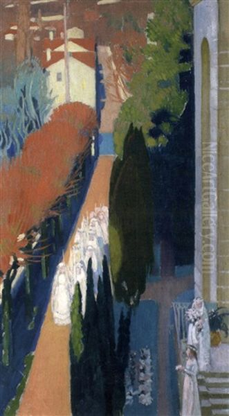 La Procession Oil Painting by Maurice Denis