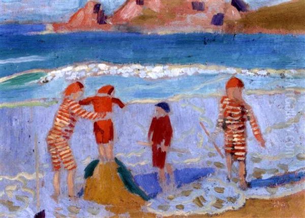 Le Chateau De Sable Oil Painting by Maurice Denis