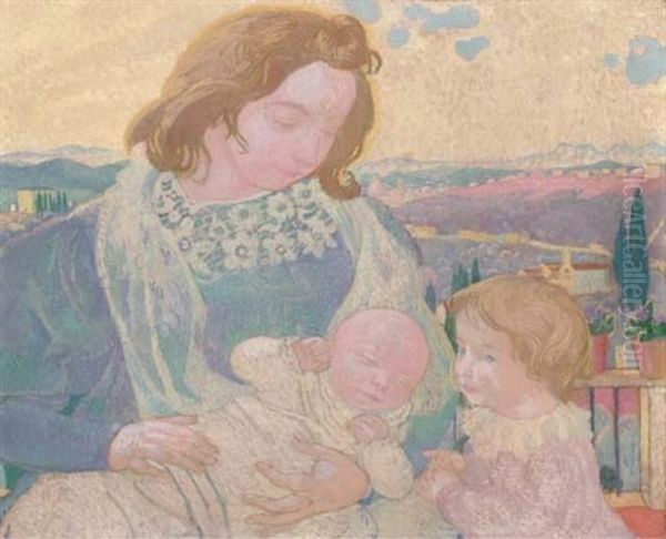 La Madone A Fiesole Oil Painting by Maurice Denis