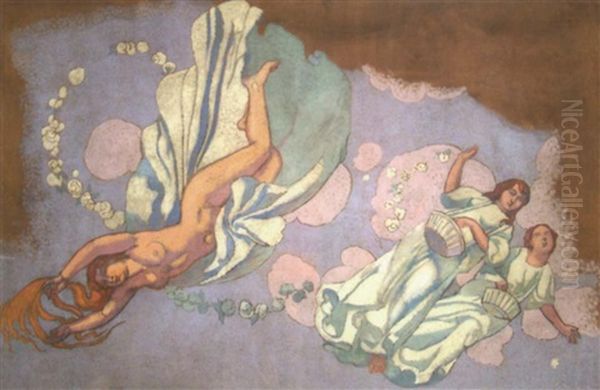 Allegorie De L'art Oil Painting by Maurice Denis