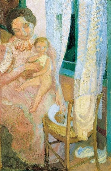 Maternite A L'eponge Oil Painting by Maurice Denis